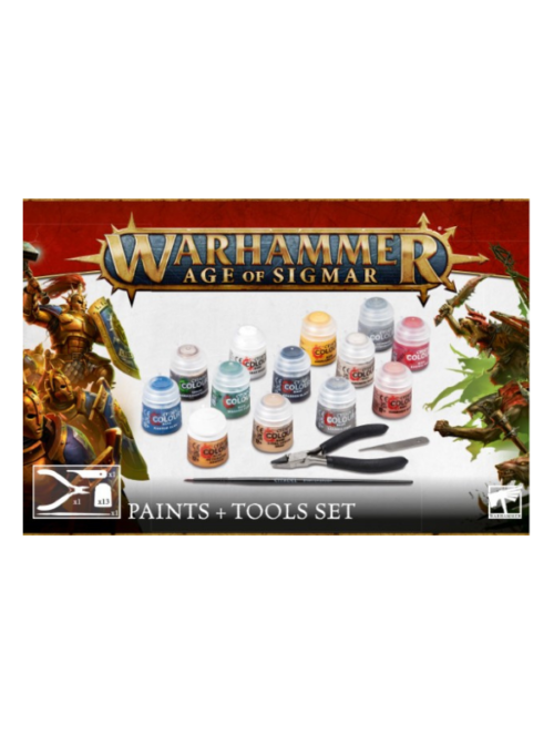 Warhammer Age of Sigmar: Pinturas + Juego de Herramientas