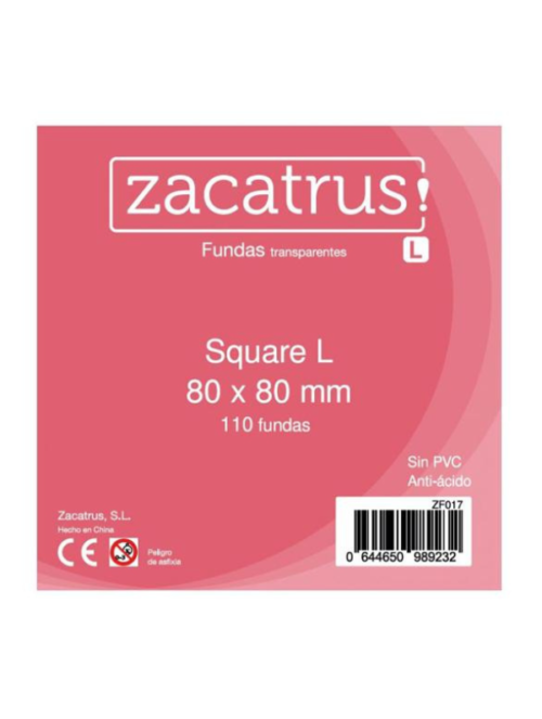 Fundas ZACATRUS Square L 80x80mm