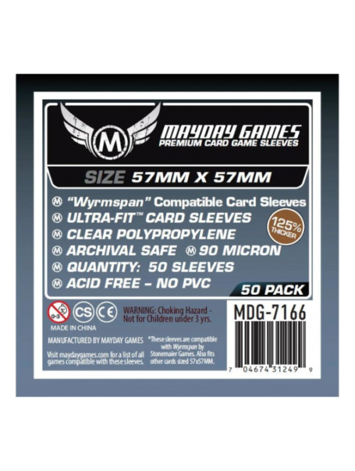 Fundas MAYDAY GAMES Card Game Premium 57x57mm