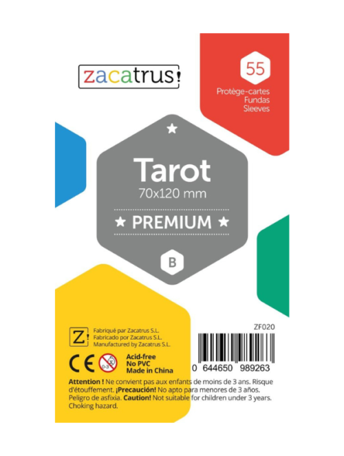 Fundas ZACATRUS Tarot Premium 70x120mm