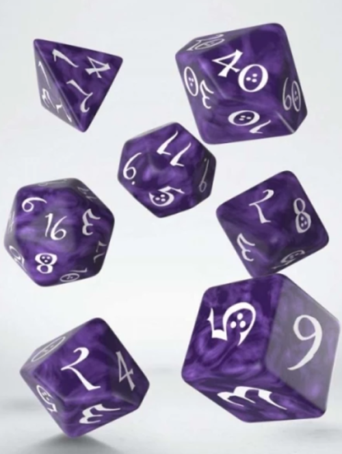 Set Dados Classic RPG: Lavender and White