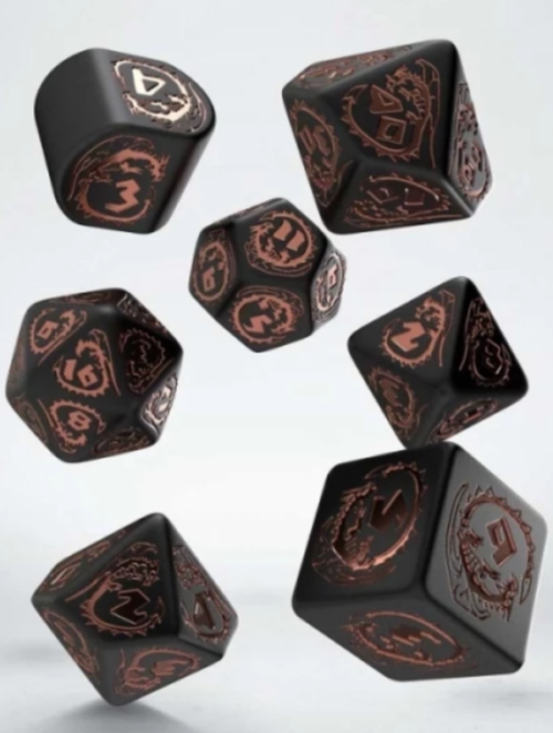 Set Dados Dragons Obsidian