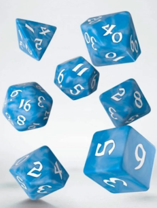 Set Dados Classic Runic Glacier and White